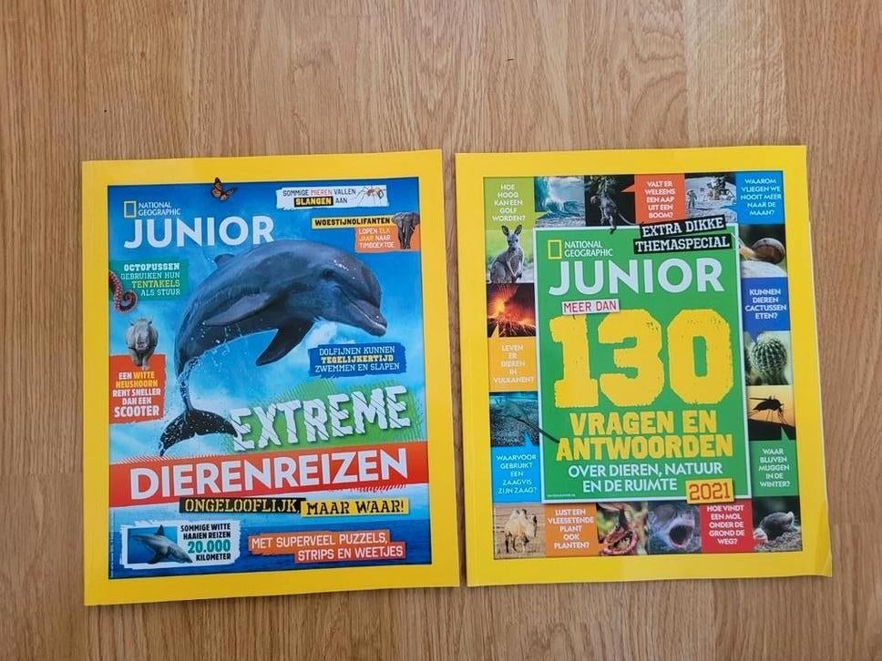 National Geographic Junior Tijdschriften speciaal - 2 stuks, Boeken, Kinderboeken | Jeugd | onder 10 jaar, Ophalen of Verzenden