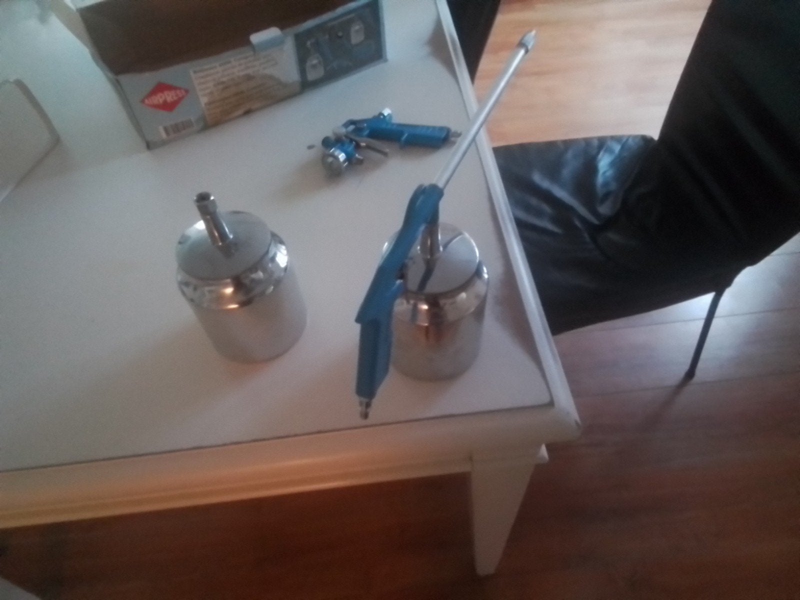 verfspuit  en vloeistofspuit  van airpress, Ophalen of Verzenden, Nieuw, Verfspuit of Verfpomp