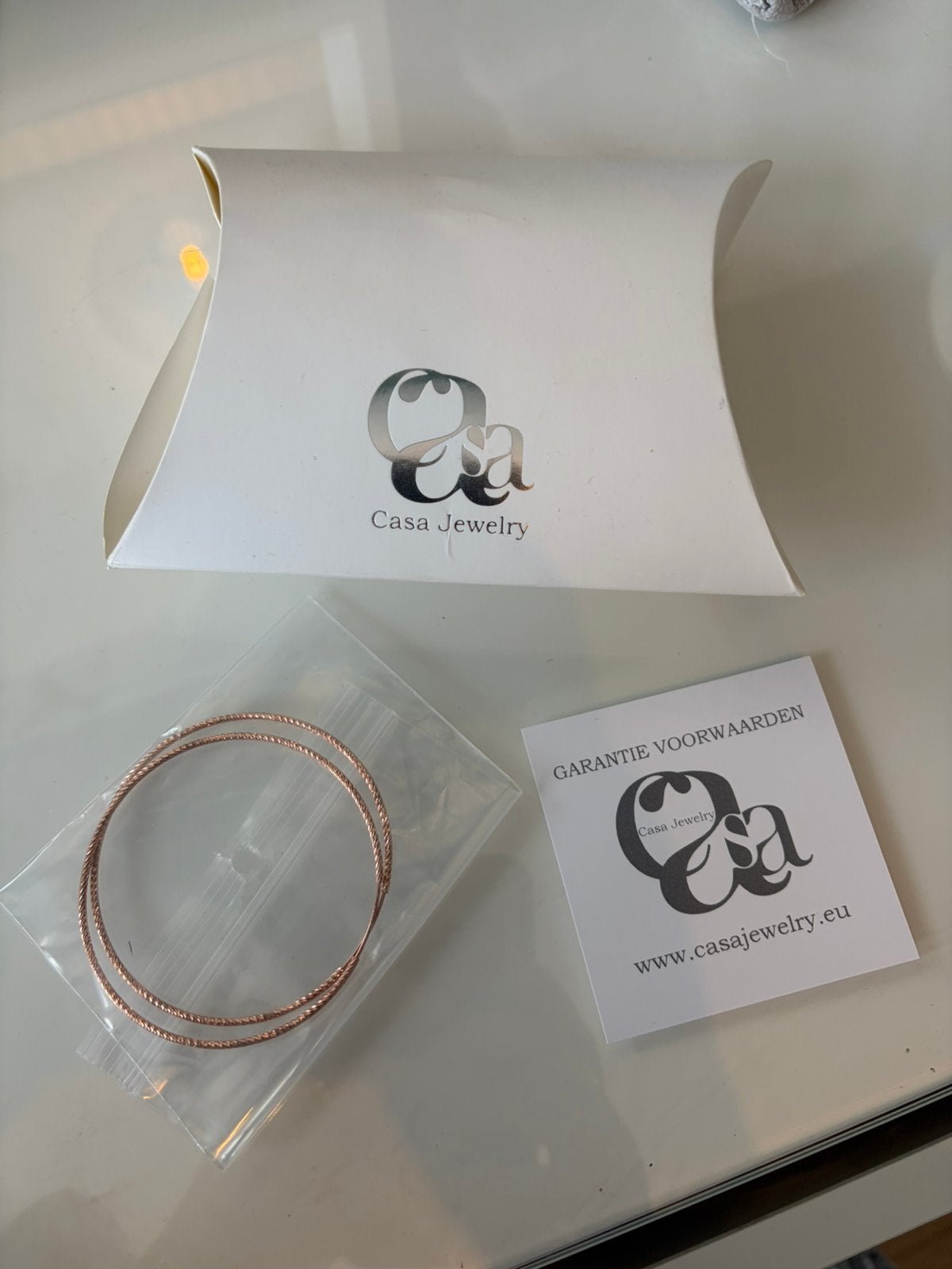 Ooringen,rose,60mm,casa jewelry.nieuw!!, Ophalen of Verzenden, Zo goed als nieuw, Overige merken
