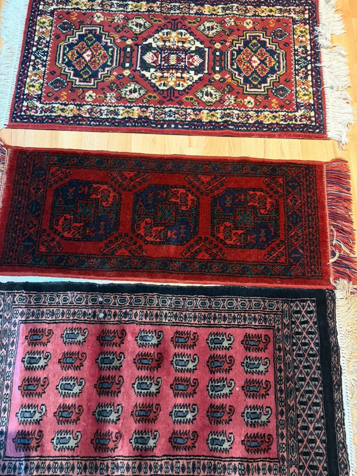 Vintage lopers Perzisch tapijt, verschillende soorten, Gebruikt, Vintage, Ophalen of Verzenden, Rechthoekig