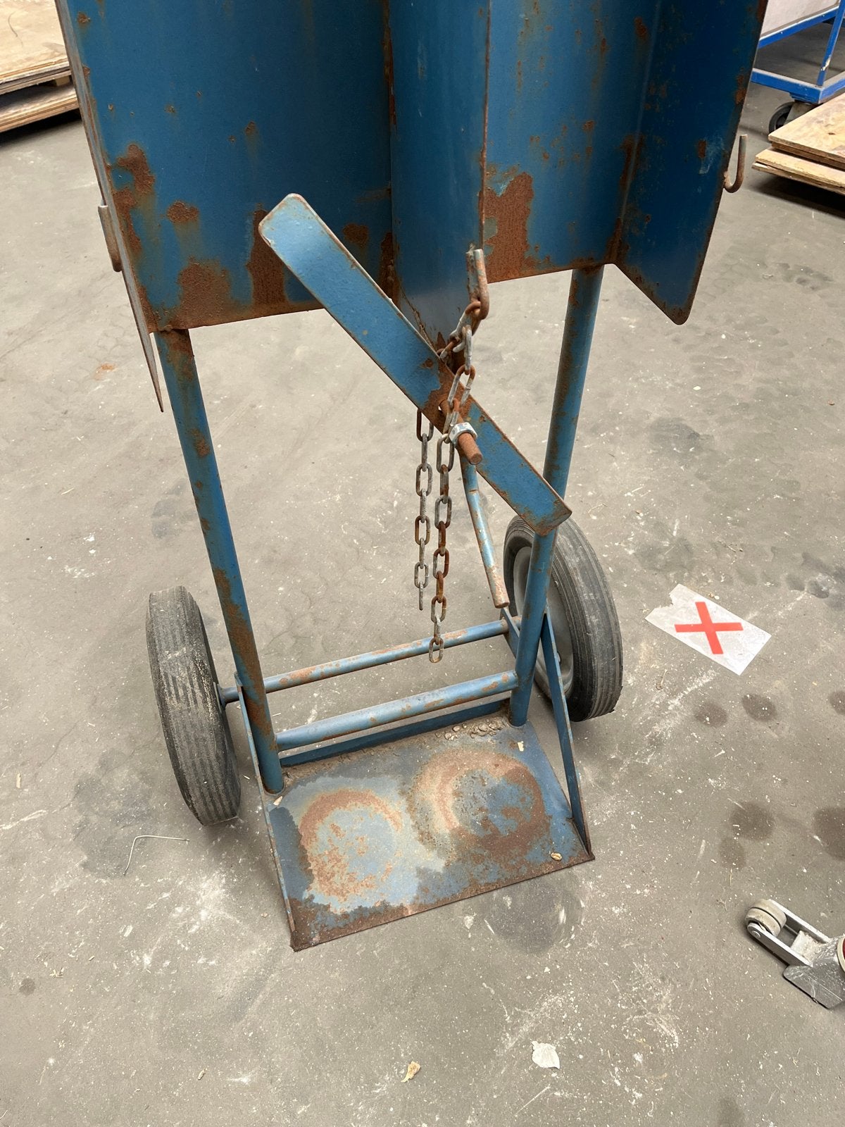 Robuuste Gasflessenwagen - Blauw, Gebruikt, Ophalen