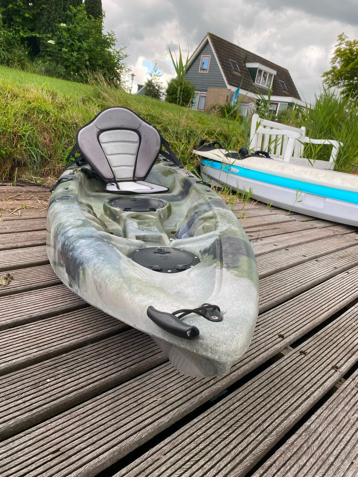 kajak / viskajak / sit on top, inclusief zitje en peddel, Ophalen, Gebruikt, Eén persoon, Overige typen