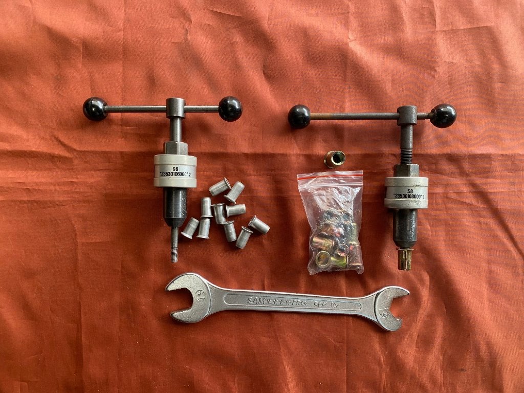 Böllhoff Blindklinkmoer Gereedschap Set 6/8mm samen 80,-, Ophalen, Gebruikt, Overige typen, Overige merken