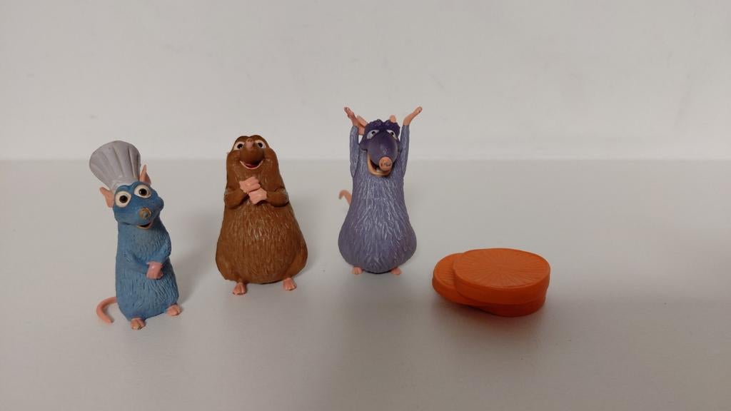 Ratatouille disney poppetjes, Verzamelen, Ophalen of Verzenden, Zo goed als nieuw