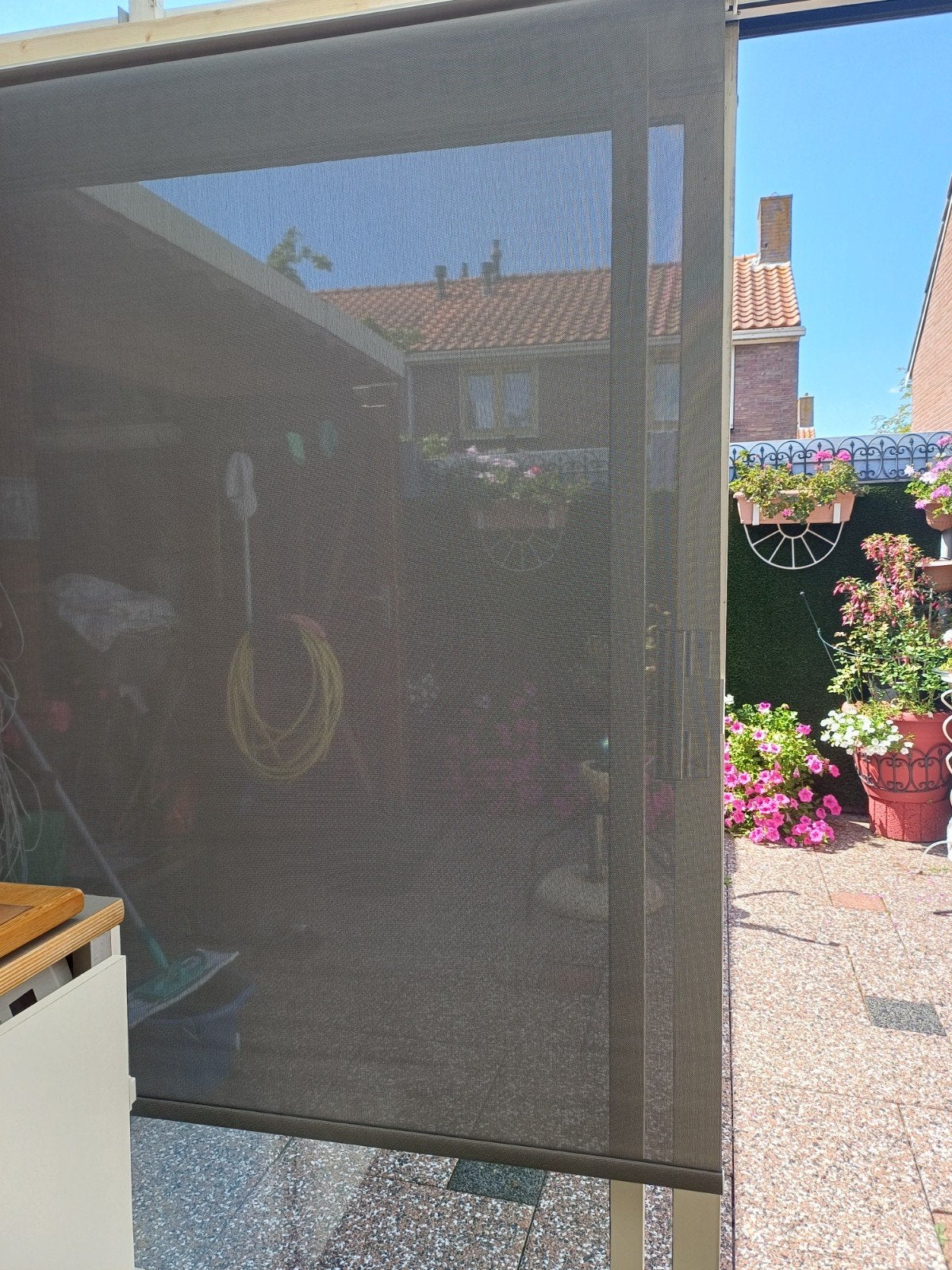 3 grijze Sunway rolgordijnen - 140 cm breed, Rolgordijn, Ophalen, Rolgordijn