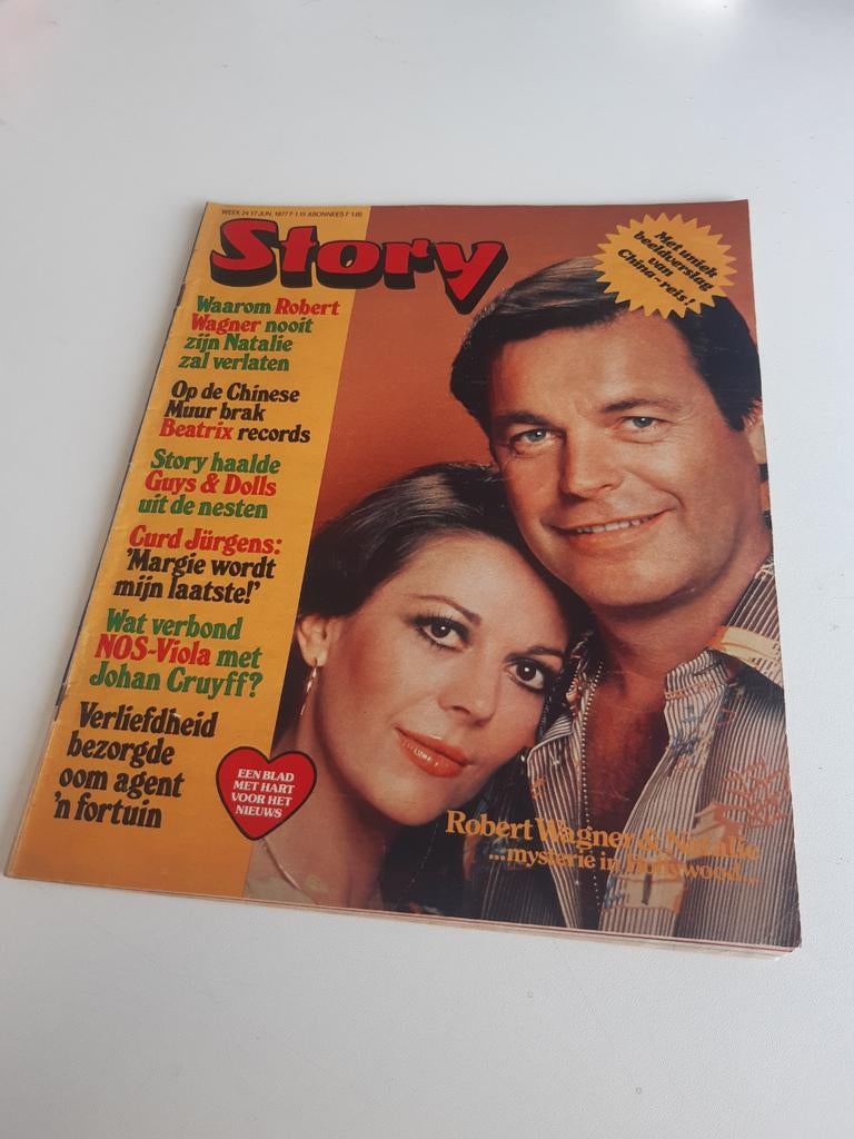 Story 1977. Nr. 24 - Robert Wagner. Natalie Wood. Guys & Dol, Verzenden, 1980 tot heden, Tijdschrift