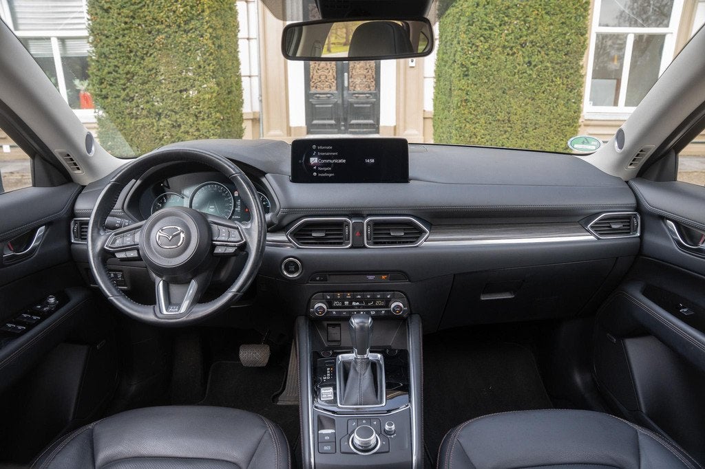 Mazda CX-5 2.5 SkyActiv-G 194 Exclusive-Line PANO | LEDER |, 12 maanden, Gebruikt, 4 cilinders, Wit