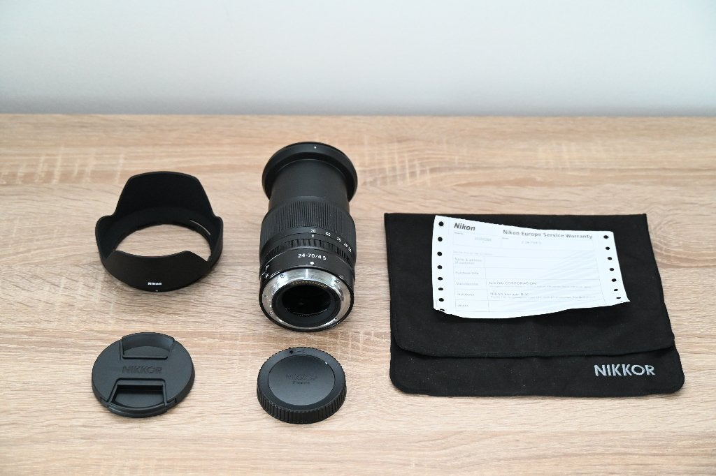 Nikon NIKKOR Z 24-70/4 S objectief voor Full Frame én DX, Ophalen, Beschermhoes/tas, Overige typen, Nikon Z-mount