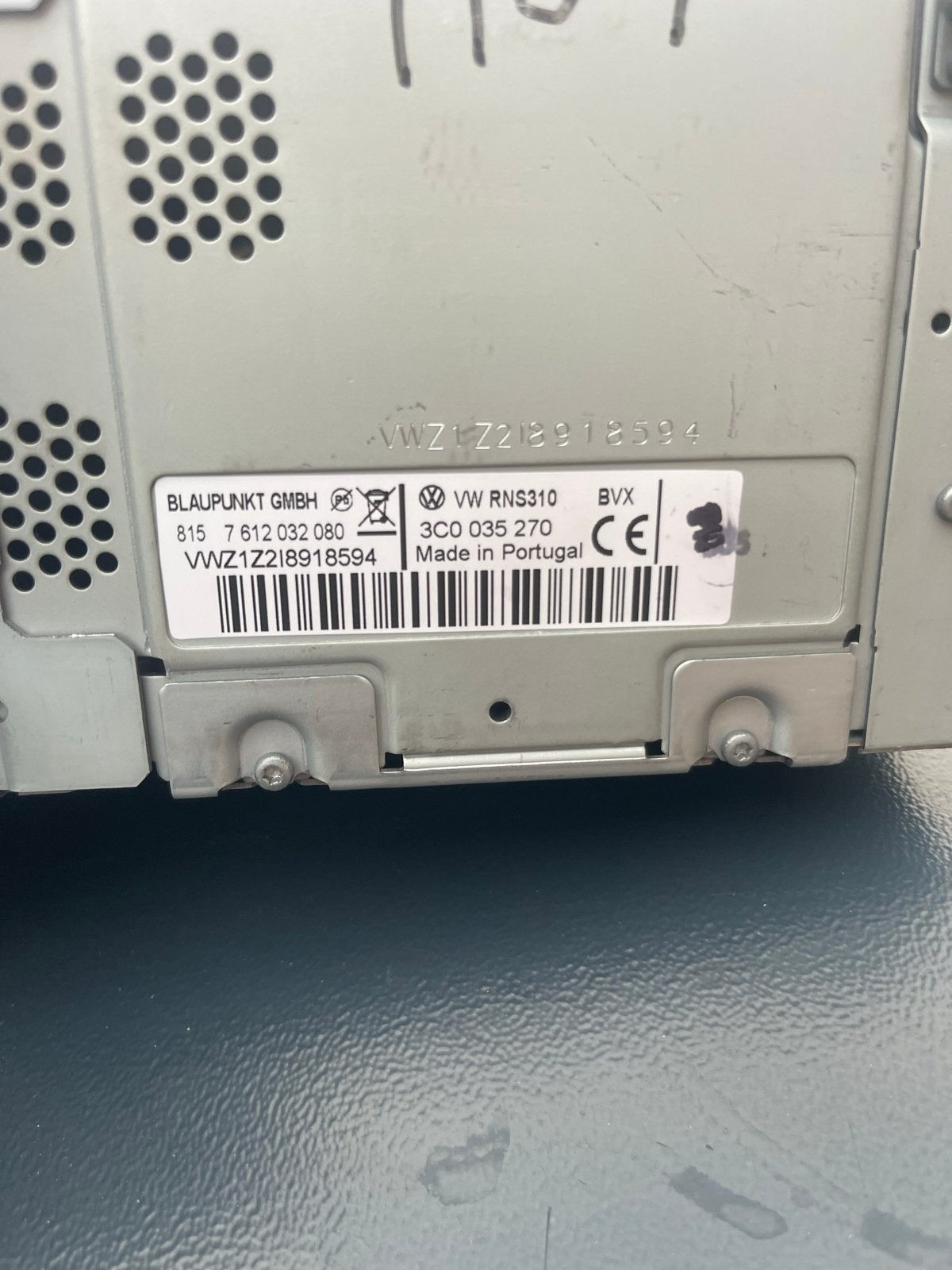 VW RNS 310 Navigatiesysteem met handleiding, Ophalen of Verzenden, Gebruikt