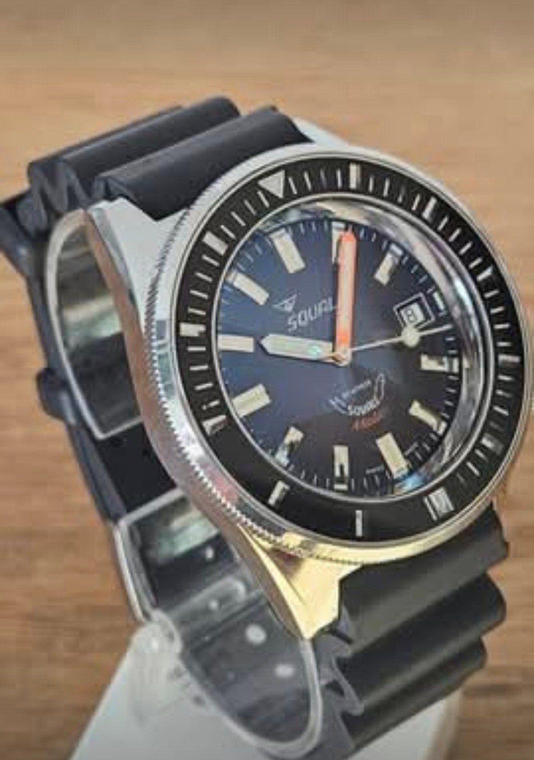 Squale 1521 Ocean Blasted Horloge - Zo goed als nieuw, Verzenden, Zo goed als nieuw, Staal, Overige merken