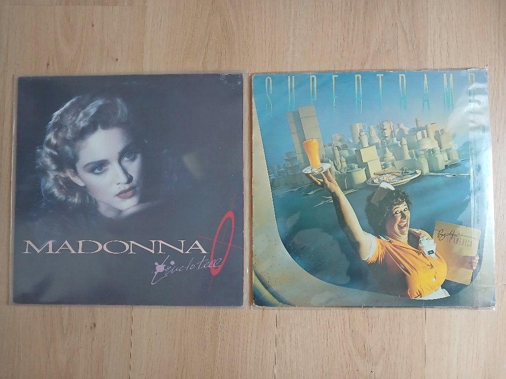Lp Supertramp en maxisingle Madonna., Gebruikt, Inclusief binnenhoes, Ophalen of Verzenden, 12 inch