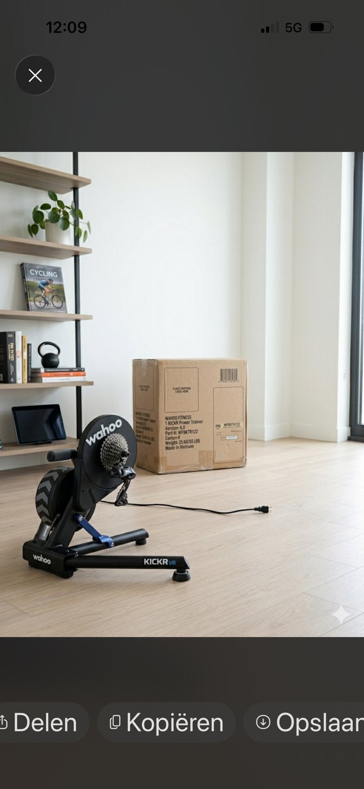 Wahoo Kickr Power Trainer. Nieuw V6 de topper voor indoor, Sport en Fitness, Wielrennen, Ophalen of Verzenden, Nieuw, Overige typen