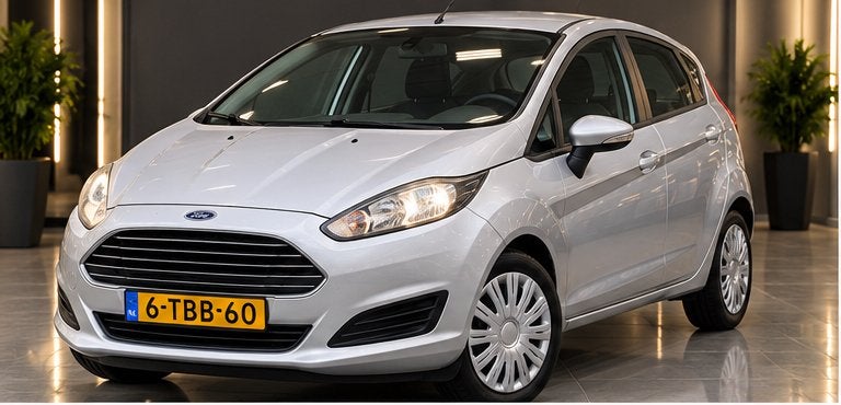 Ford Fiesta 1.0 Style | 2013 | 140.934 KM | Airco | NAP, Auto's, Euro 5, Stof, 40 €/maand, Zwart