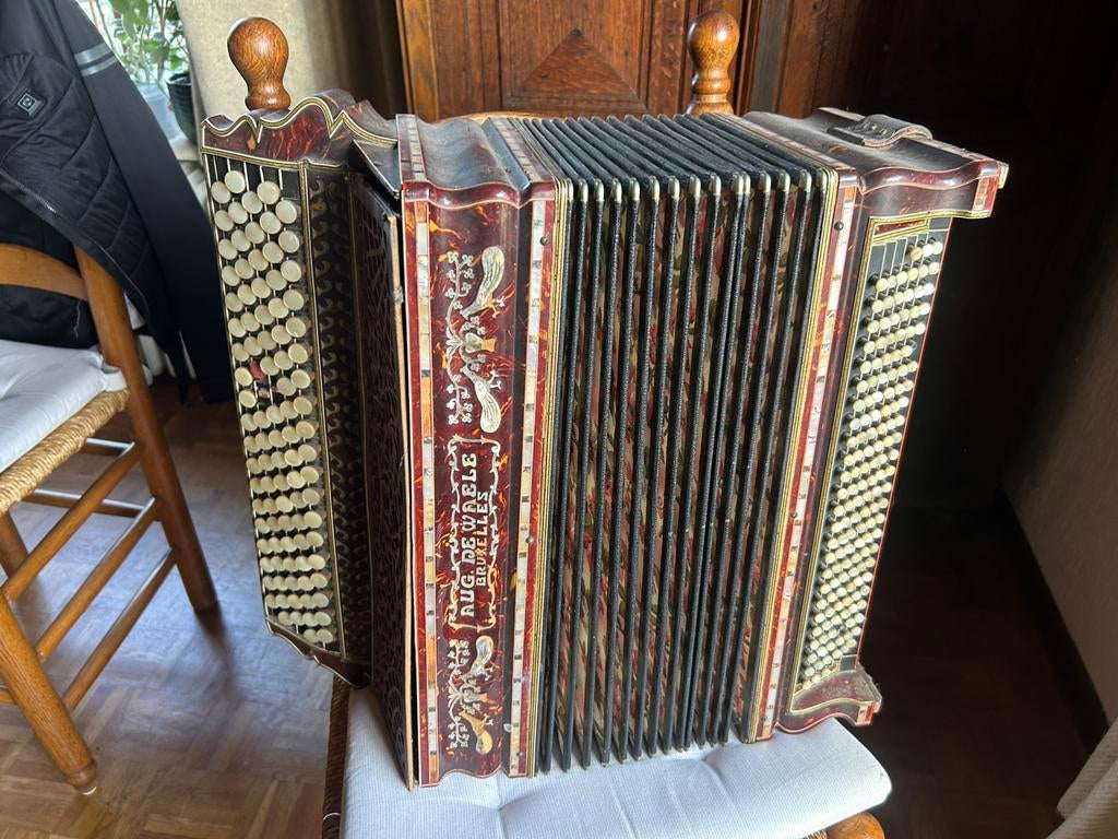 Accordeon Aug de Waele, Overige merken, Gebruikt, Overige formaten, Toetsaccordeon