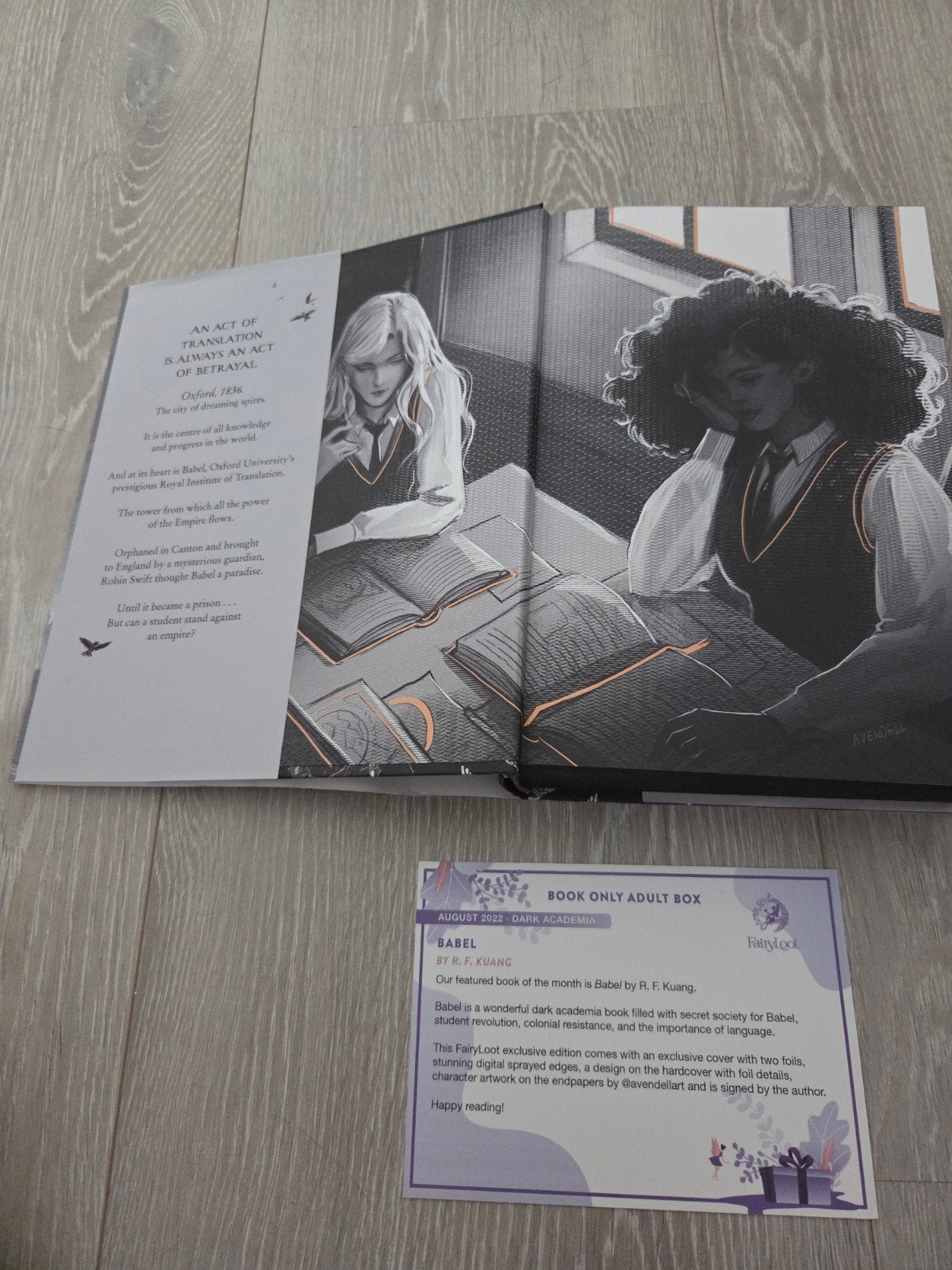 Babel - Fairyloot hardcover, Ophalen of Verzenden, Zo goed als nieuw
