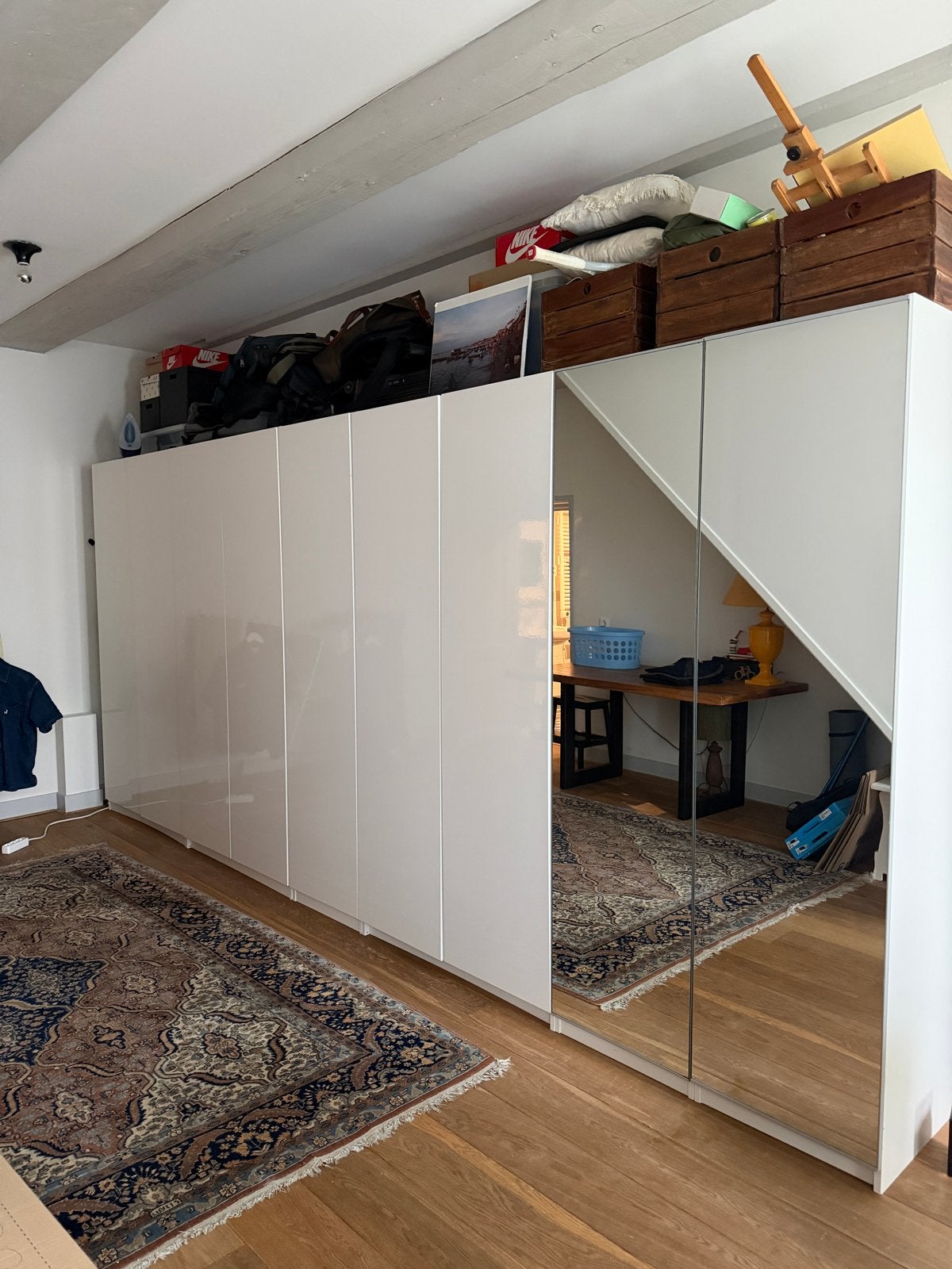 IKEA Pax Kast - 4,5 meter breed, 201 cm hoog, Ophalen, Gebruikt, Met deur(en), 200 cm of meer