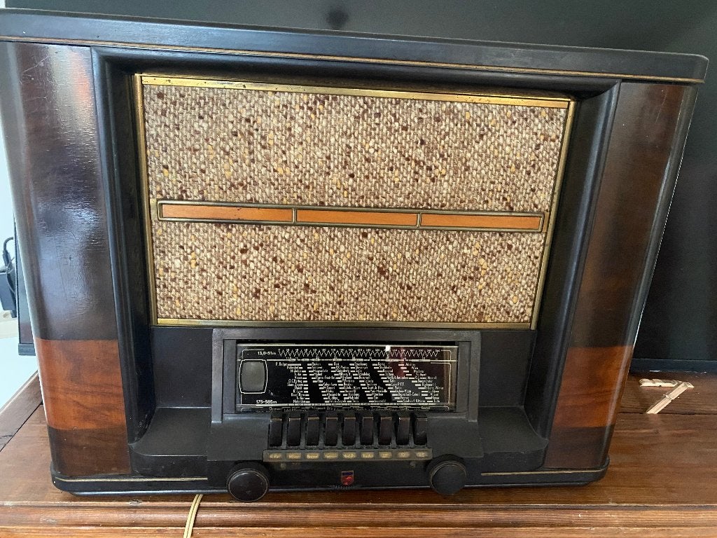 oude philips radio, Antiek en Kunst, Antiek | Tv's en Audio, Ophalen