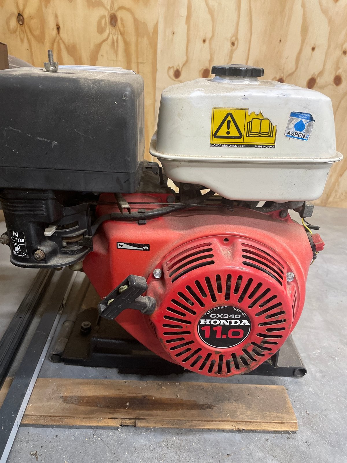 Honda GX340 11.0 Benzine Motor - Gebruikt, Doe-het-zelf en Verbouw, Ophalen, Gebruikt, Benzinemotor, 1800 rpm of meer