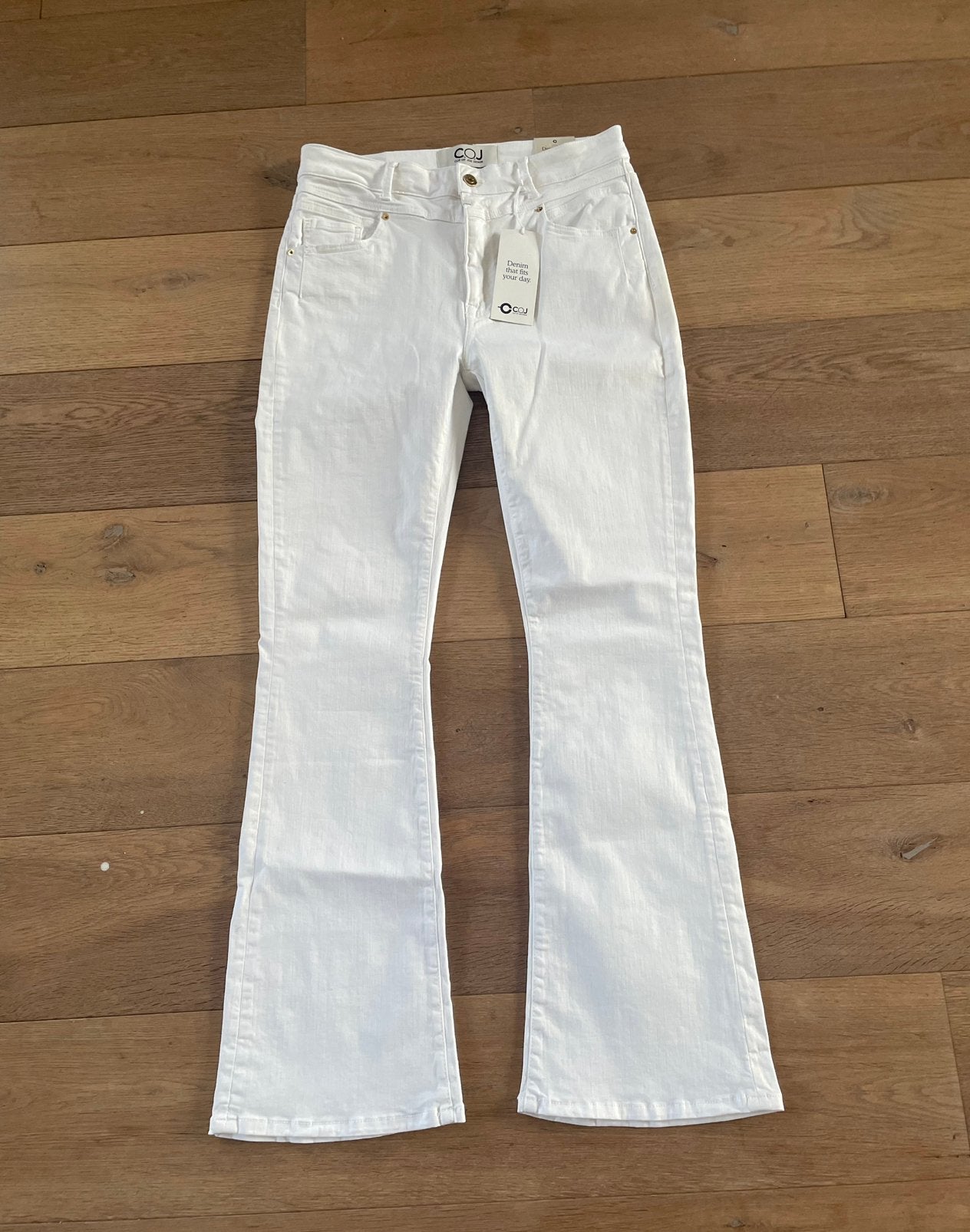C.O.J wide leg Mathilda nieuw mt 32, Ophalen of Verzenden, Nieuw, Wit, W30 - W32 (confectie 38/40)