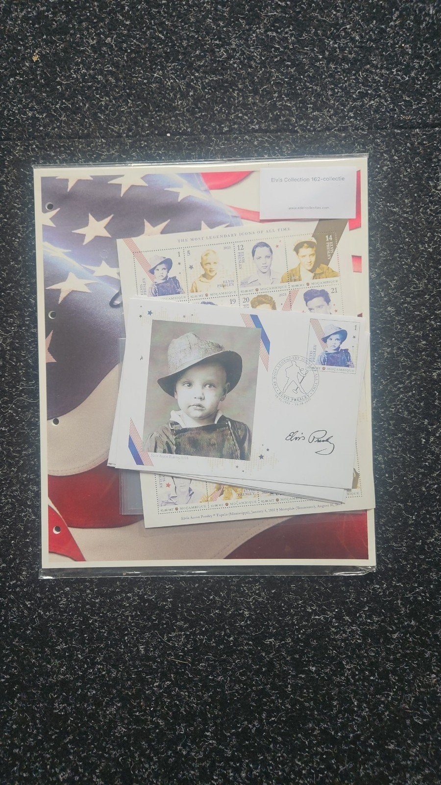 Elvis Presley Postzegelcollectie - "The King" Memorabilia, Ophalen of Verzenden