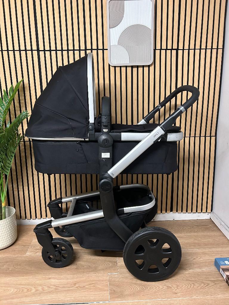 Joolz day zwart 5 in 1 met isofixplatform, Kinderen en Baby's, Kinderwagens en Combinaties, Zo goed als nieuw, Combiwagen, Verstelbare duwstang