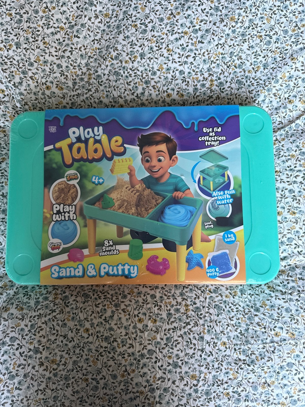 Zand- en watertafel met speelzand, putty en vormpjes, Ophalen of Verzenden, Nieuw, Jongen of Meisje