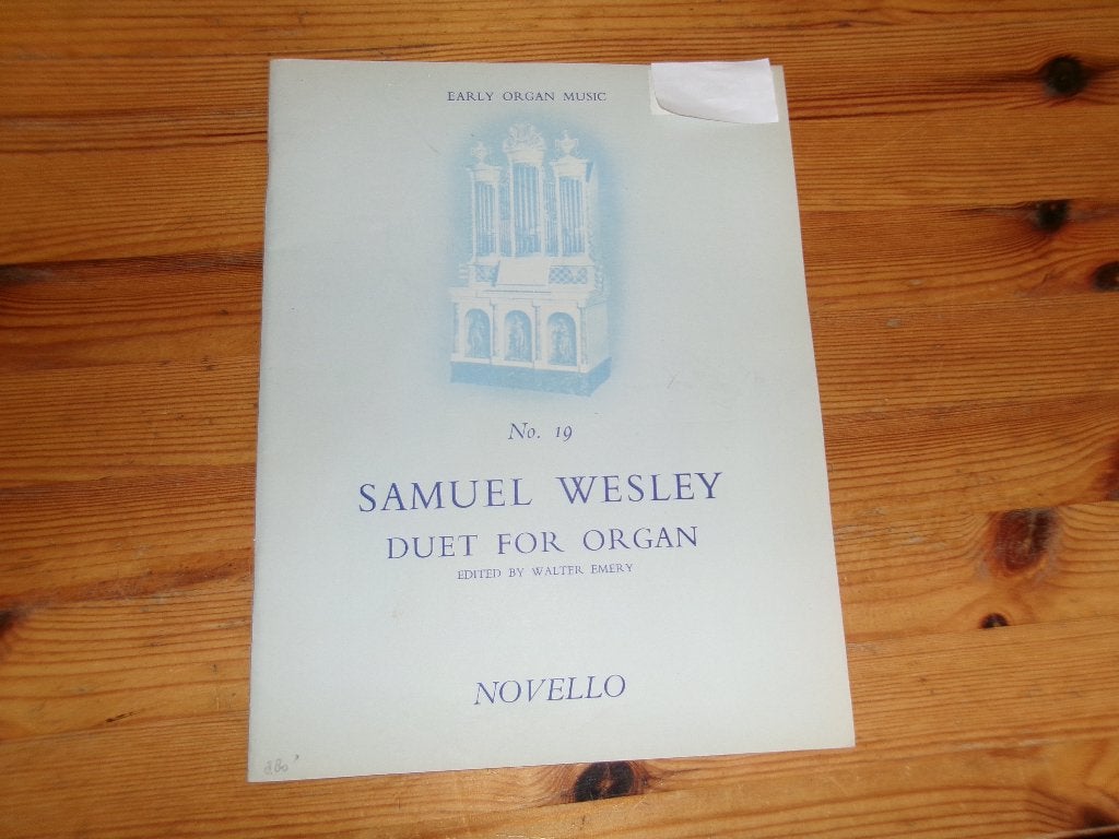 Samuel wesley - duet for organ, Orgel, Gebruikt, Klassiek, Ophalen of Verzenden