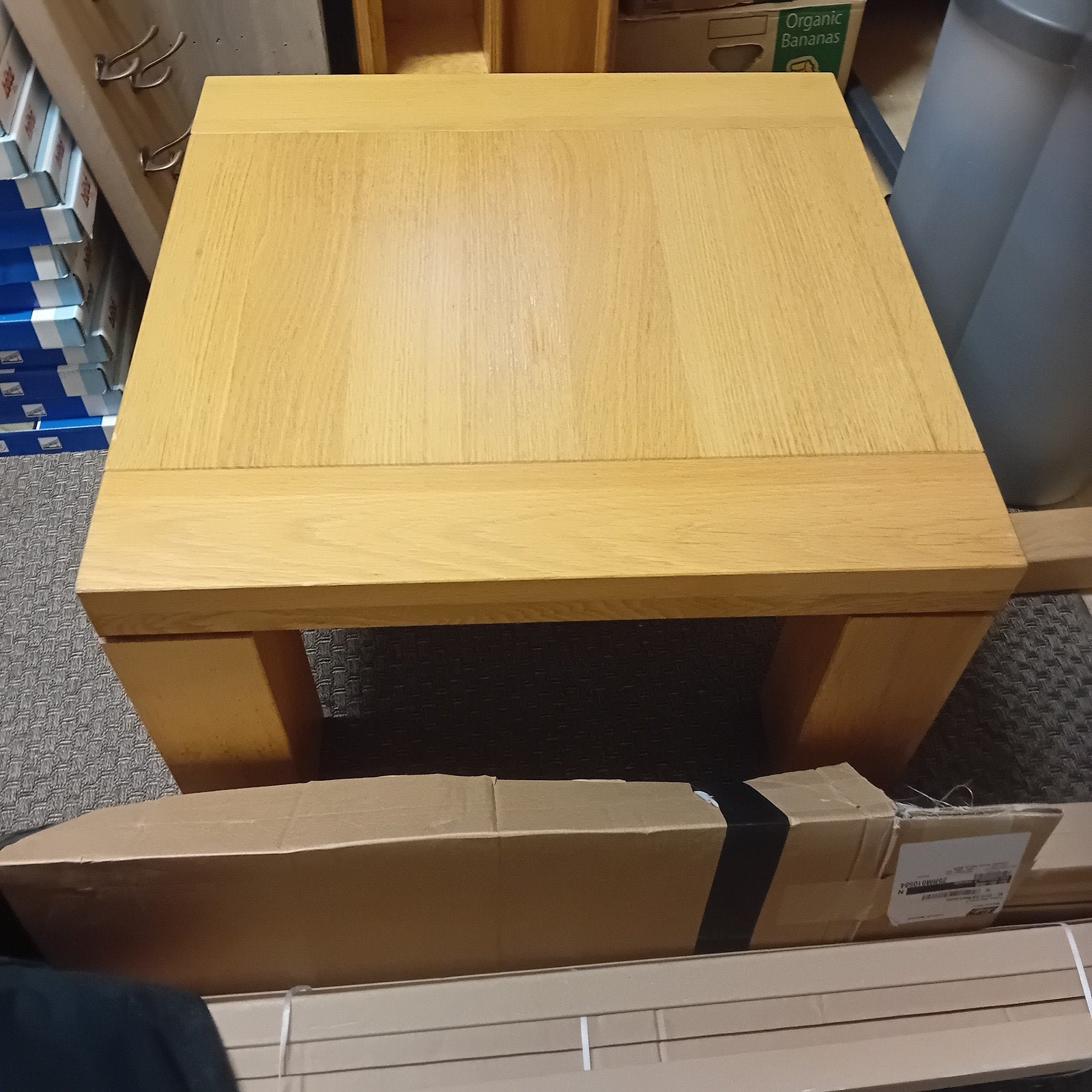 gratis  salontafel, 50 tot 100 cm, Vierkant, Zo goed als nieuw, Modern, Tijdloos