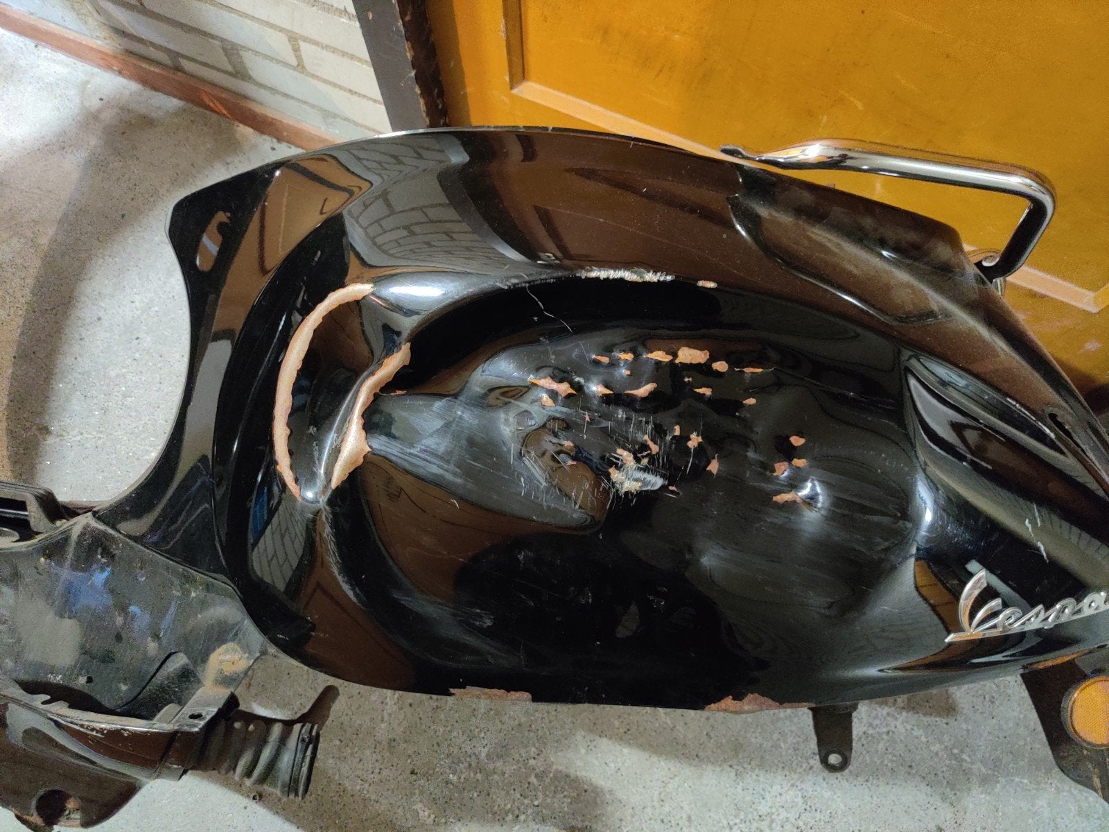 Vespa Sprint frame met schade, zonder kenteken, Fietsen en Brommers, Ophalen, Gebruikt, Frame, Vespa