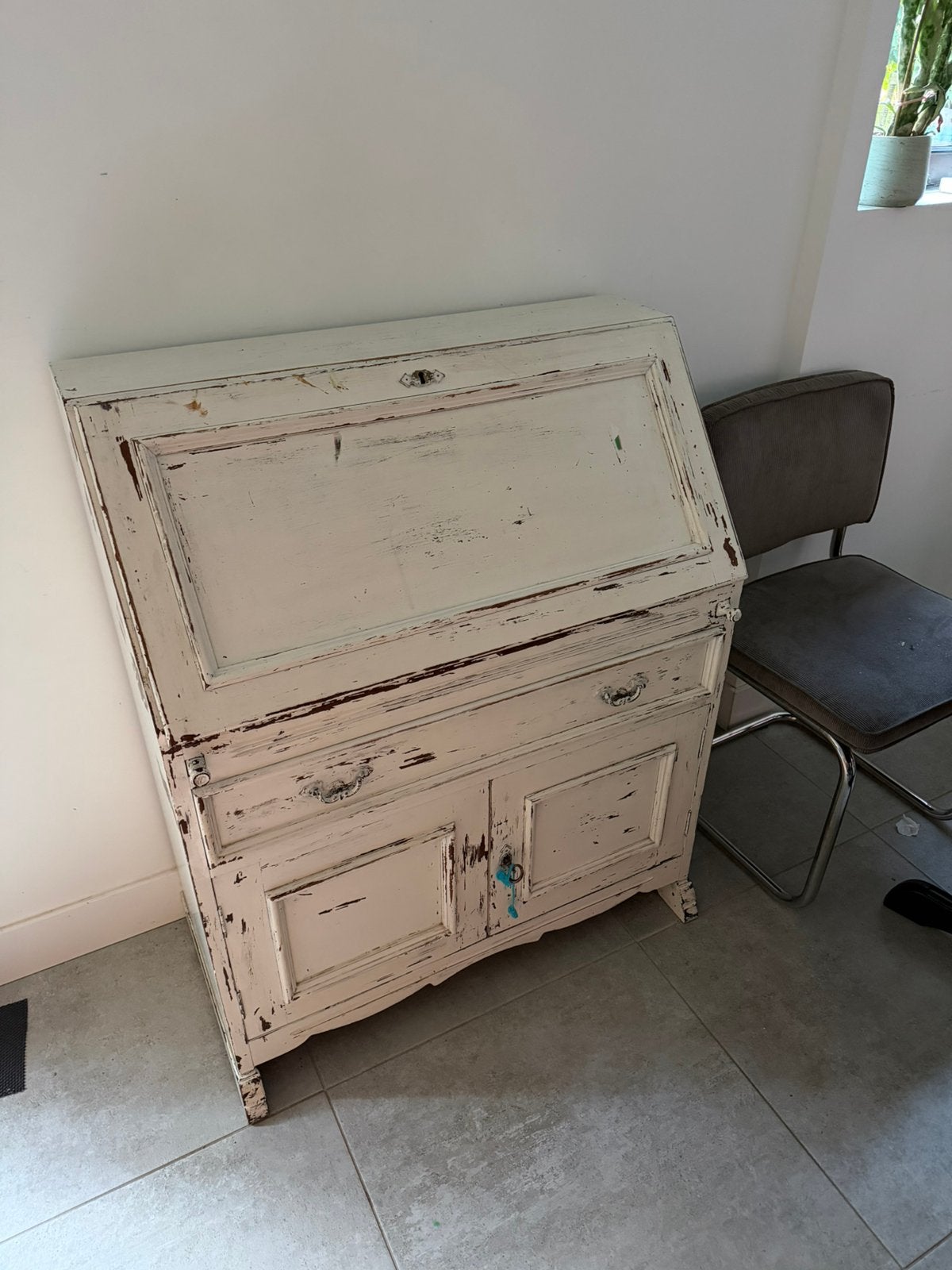 Antiek secretaire bureau, Ophalen, Zo goed als nieuw