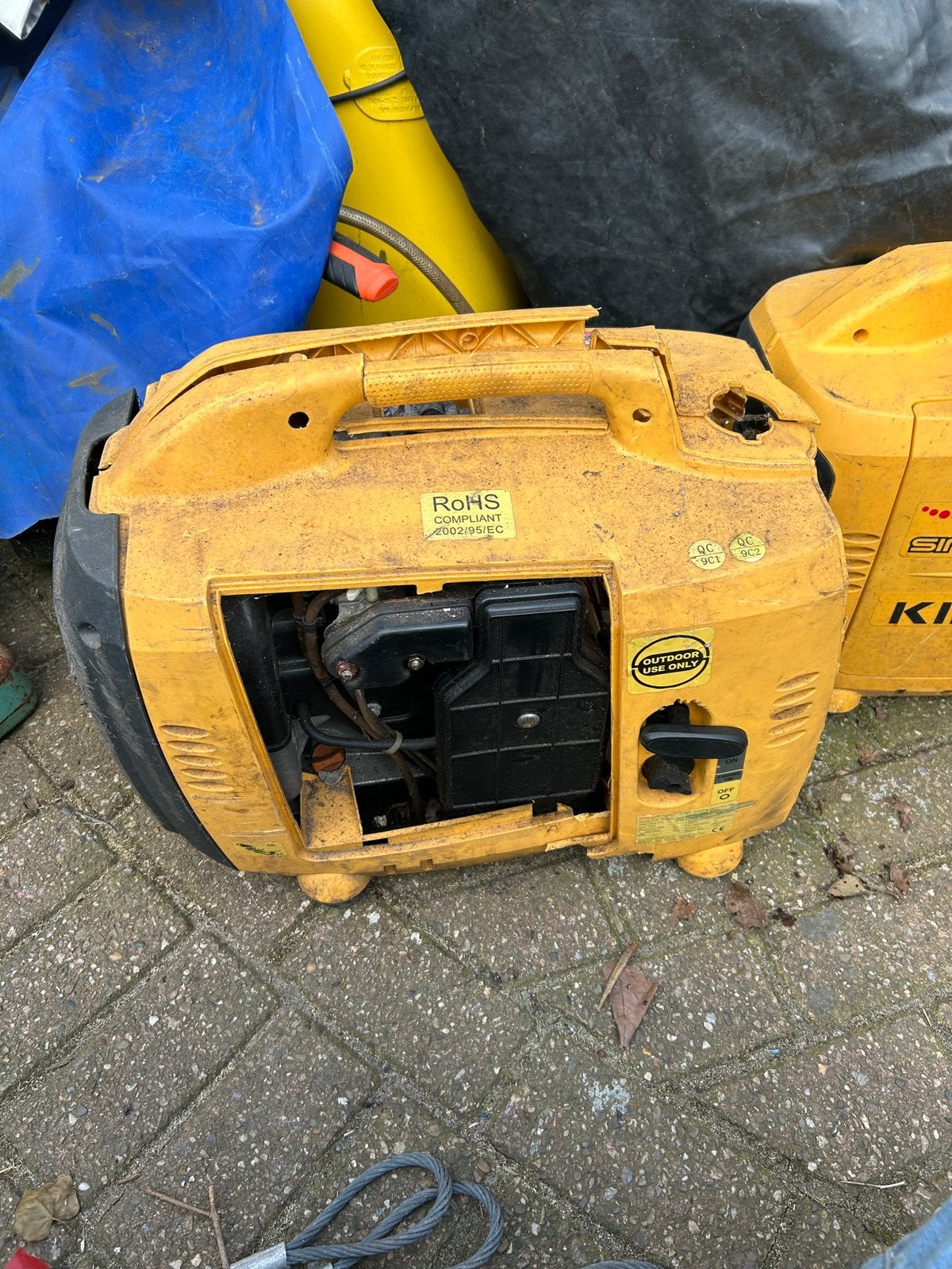 Diverse generatoren Kipor sinemaster ig2000, Ophalen, Gebruikt, Minder dan 5 kVA, Benzine