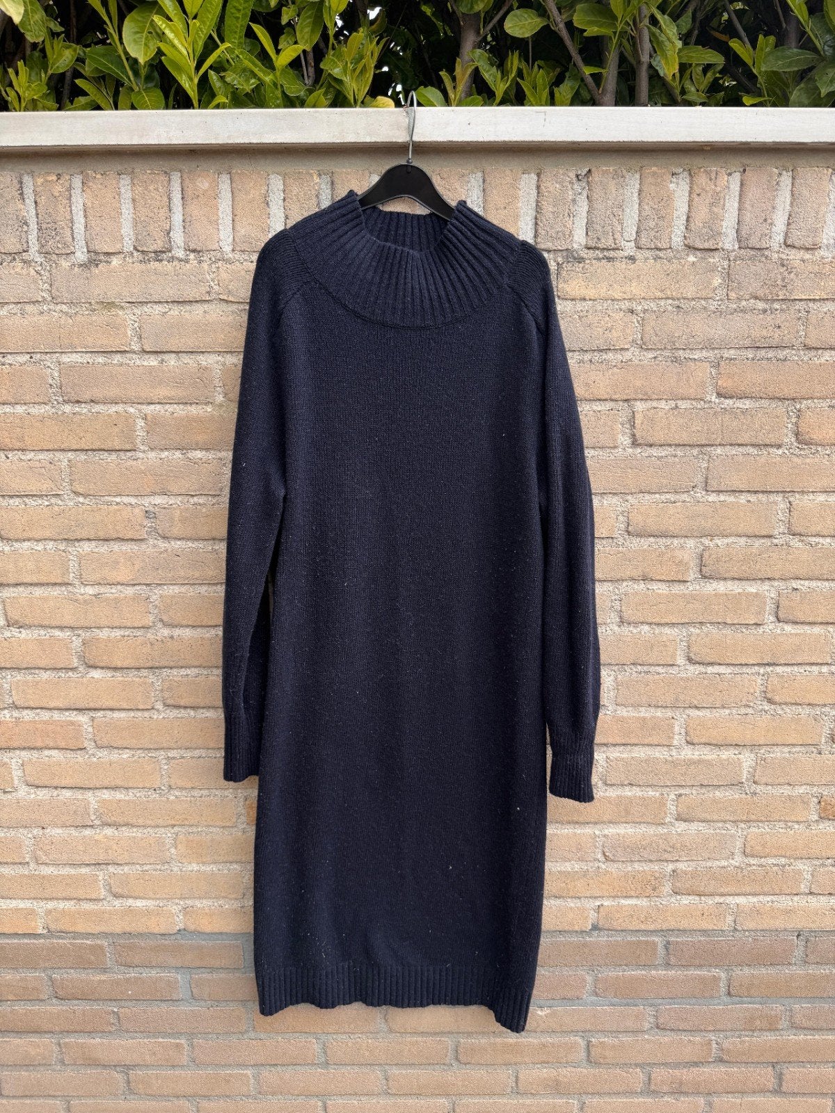 Norah gebreide jurk maat 40, Maat 38/40 (M), Blauw, Ophalen of Verzenden, Zo goed als nieuw