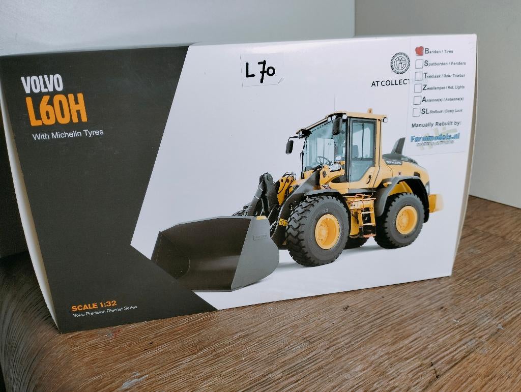 Te koop AT Volvo L70H verbouwd FM Models 1e editie., Ophalen of Verzenden, Zo goed als nieuw, Tractor of Landbouw, Overige merken