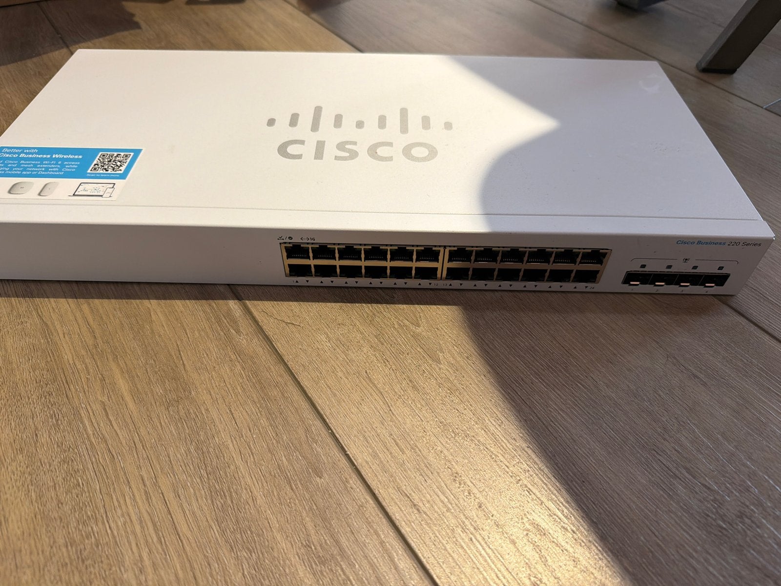 Cisco CBS220-24T-4G Managed L2 Gigabit Ethernet Switch, Ophalen of Verzenden, Zo goed als nieuw