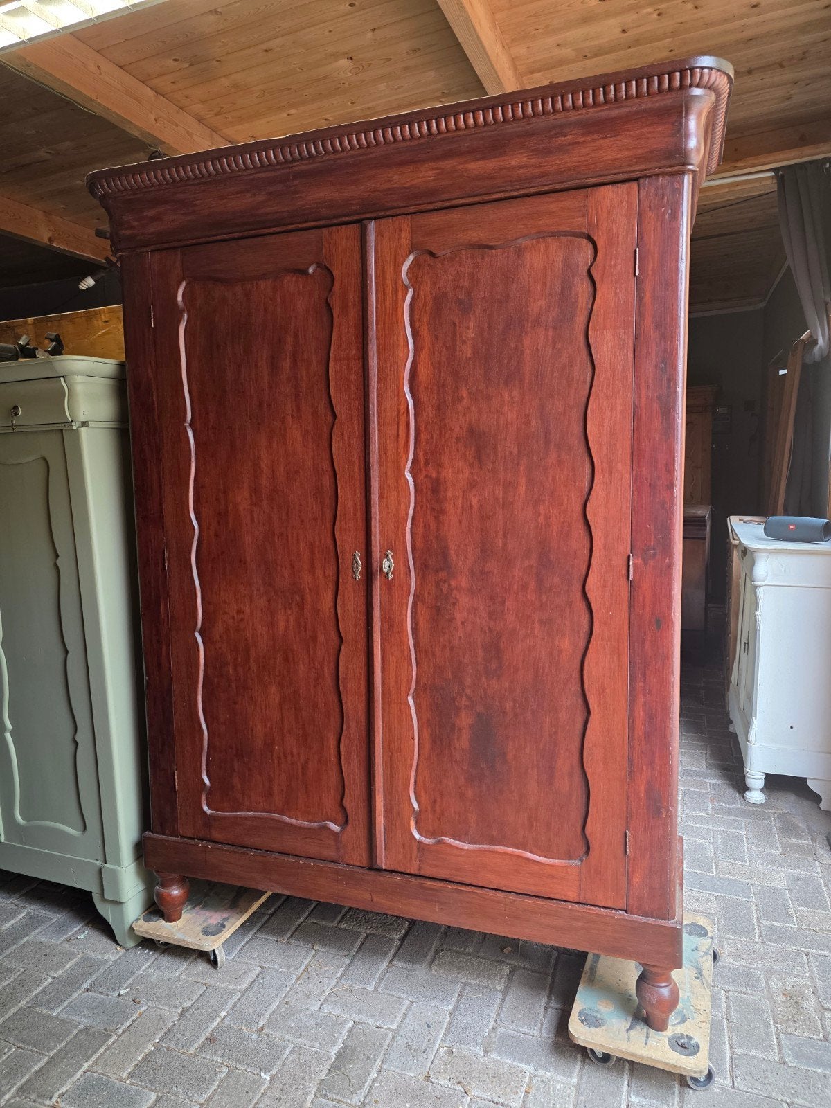 Grote biedermeier linnenkast kledingkast!, Ophalen of Verzenden