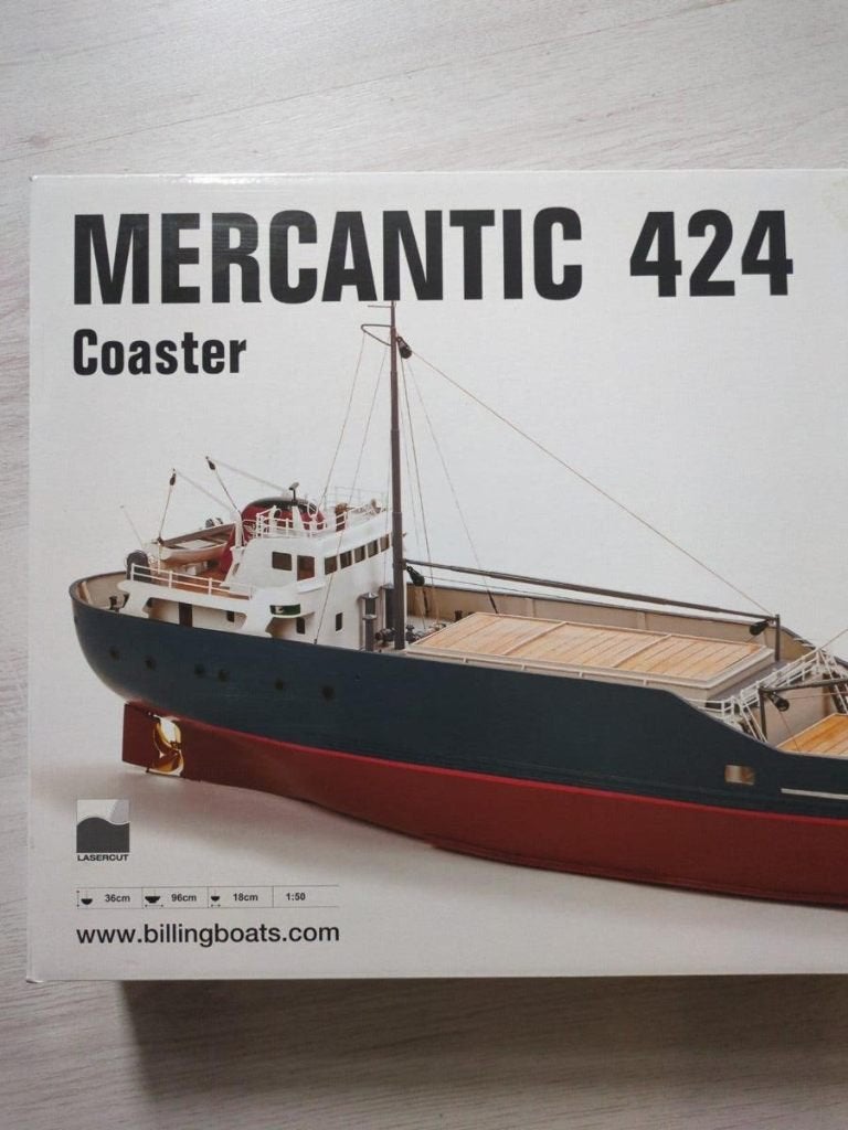 Houten modelbouwschip 150 - Billing Boats Mercantic 424, Hobby en Vrije tijd, Modelbouw | Boten en Schepen, Ophalen, Nieuw
