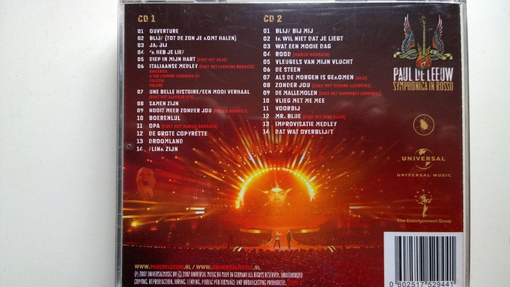 Paul de Leeuw - Symphonica In Rosso, Ophalen of Verzenden, Zo goed als nieuw, Pop