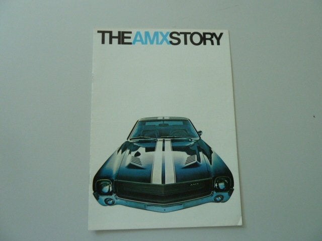 1968 AMC American Motors AMX Story Brochure USA, Ophalen of Verzenden, Gelezen, Overige merken