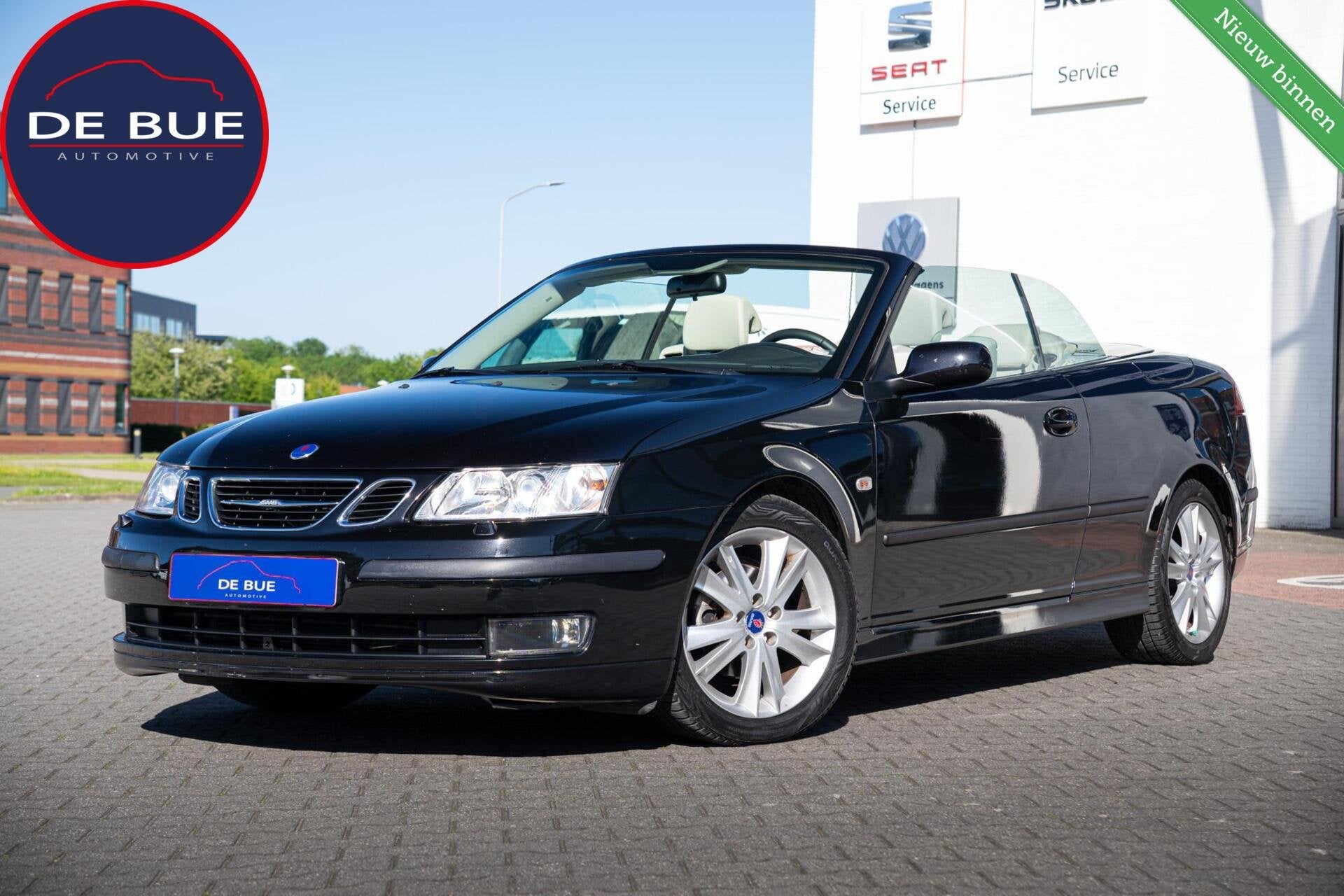 Saab 9-3 Cabrio 1.8t Vector|1ste Eigenaar|Org NL Nap|Nieuwst, 1998 cc, Gebruikt, Beige, 4 cilinders