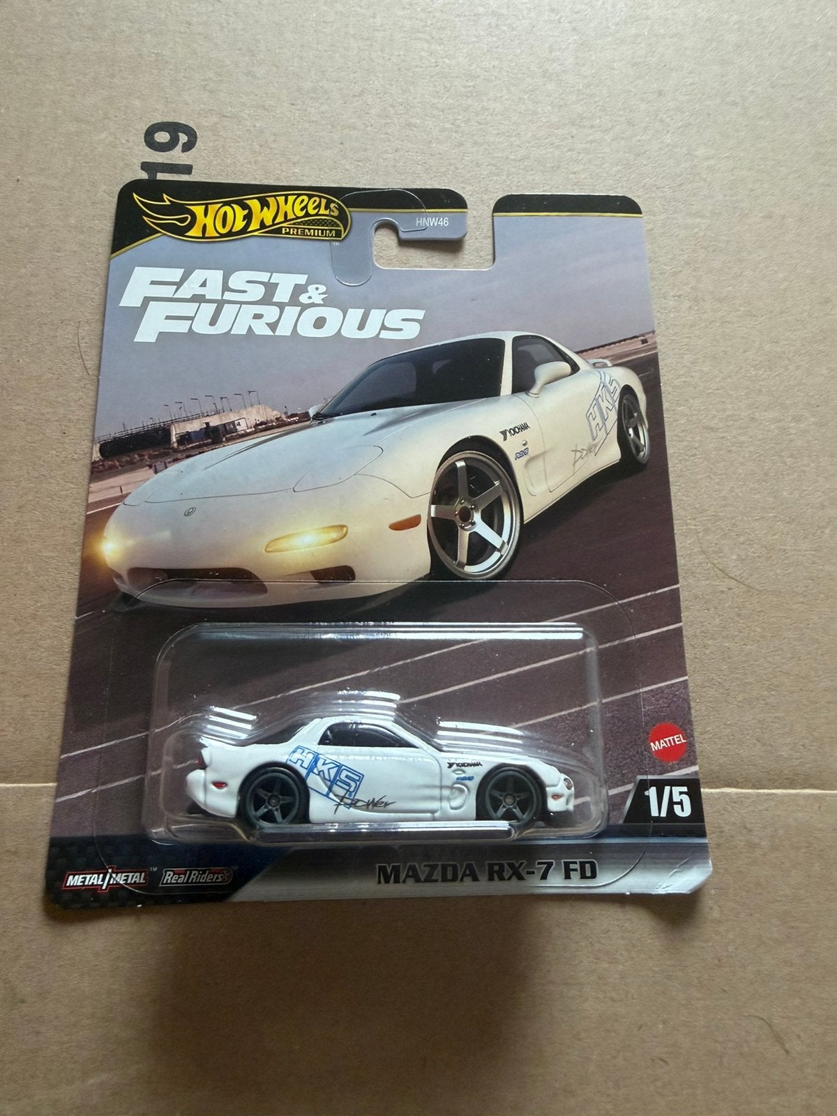 Hot wheels Mazda rx 7 Fast and furious, Ophalen of Verzenden, Zo goed als nieuw, Auto