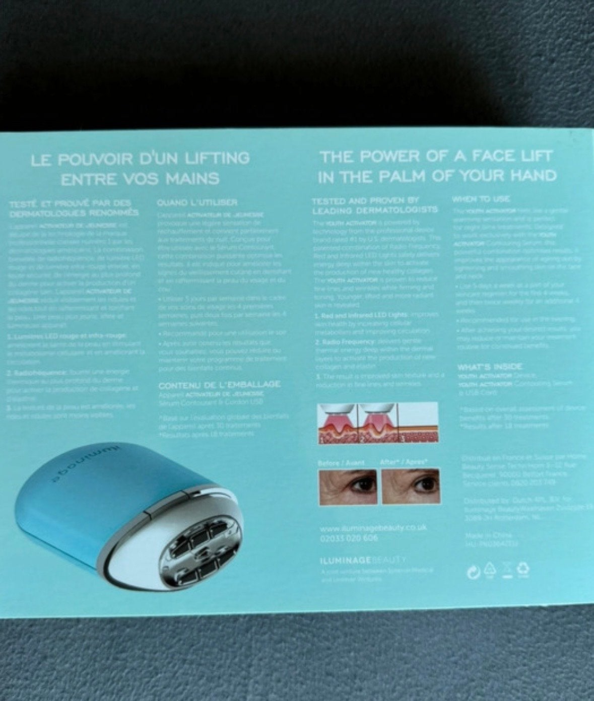 Iluminage Youth Activator voor Gezichtsverjonging, Ophalen of Verzenden, Nieuw, Gehele gezicht, Verzorging