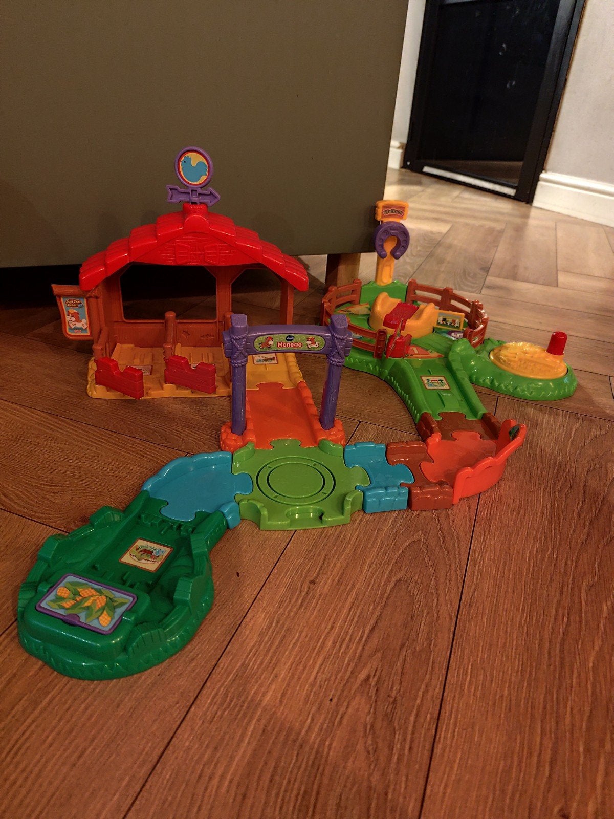 VTech Toet Toet Dieren Manege Speelset, Ophalen of Verzenden, Gebruikt, Jongen of Meisje