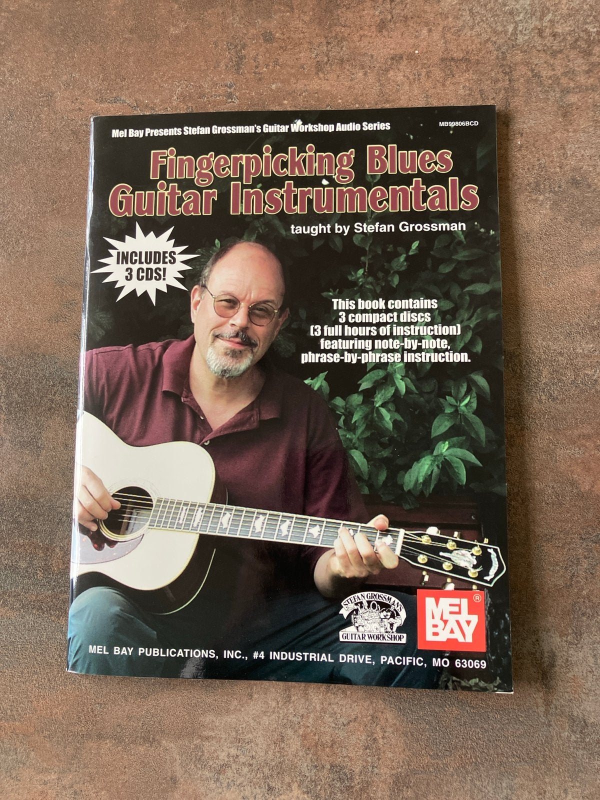Fingerpicking Blues Gitaar Instrumentals - Stefan Grossman, Gitaar, Les of Cursus, Ophalen of Verzenden, Zo goed als nieuw