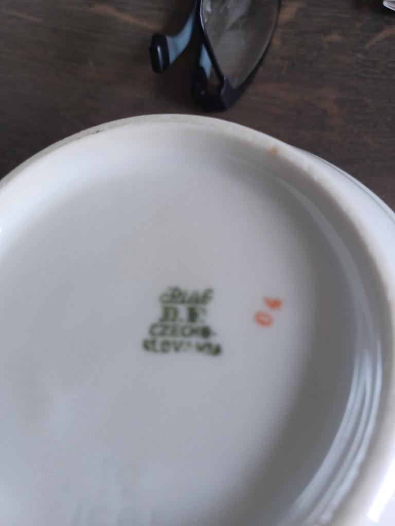 Vintage ontbijt servies, Ophalen, Zo goed als nieuw, Overige stijlen, Porselein