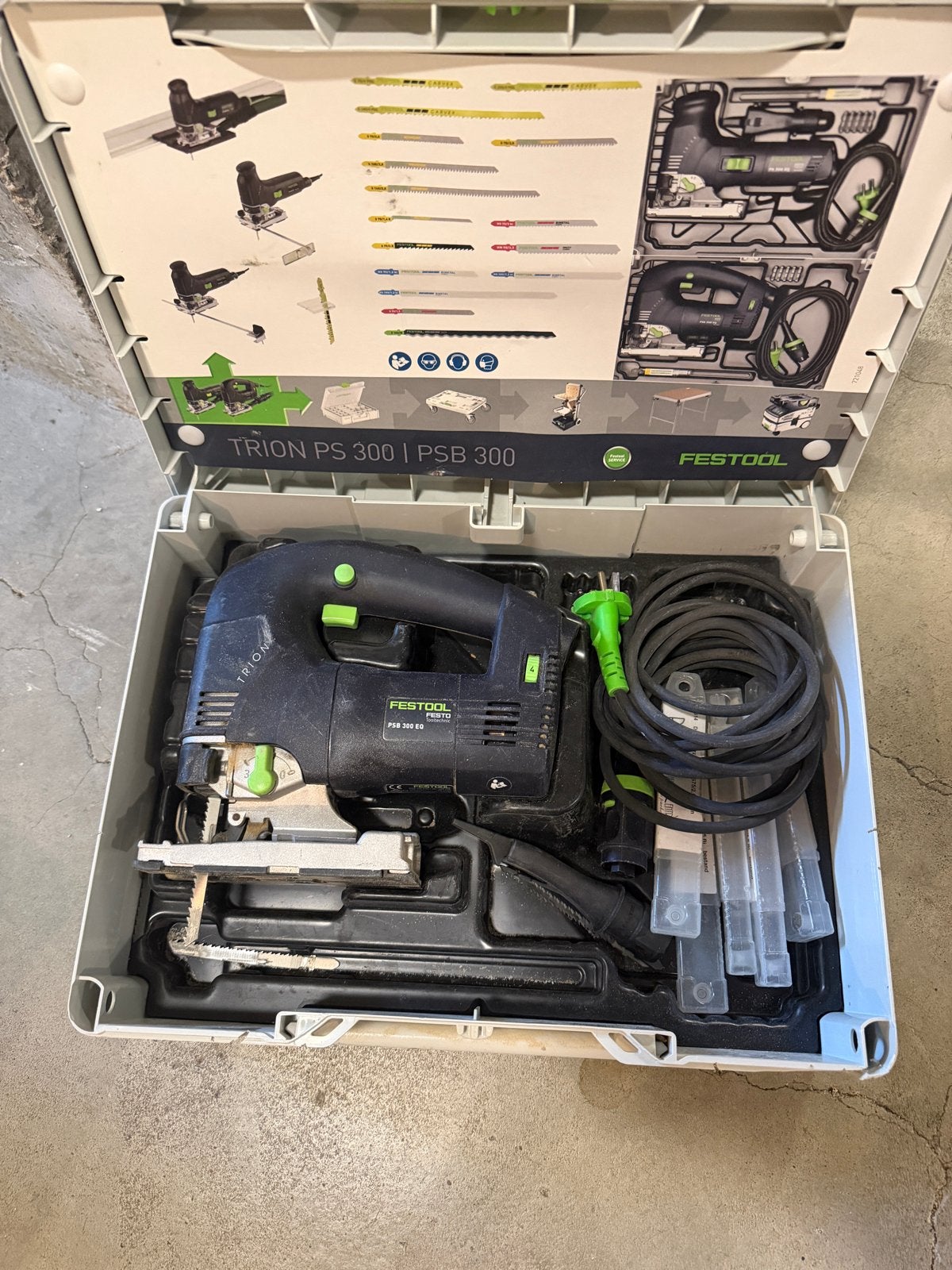 Festool Trion PS 300 Decoupeerzaag - Zo goed als nieuw, Decoupeerzaag, 600 tot 1200 watt, Ophalen of Verzenden, Zo goed als nieuw