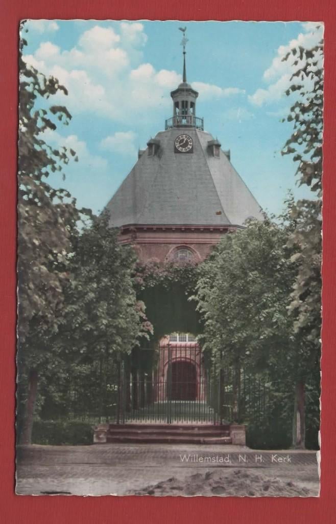Willemstad (N.Br.) - N.H. Kerk - 1964 (pst.st. Oudemolen), Verzenden, 1960 tot 1980, Gelopen, Noord-Brabant