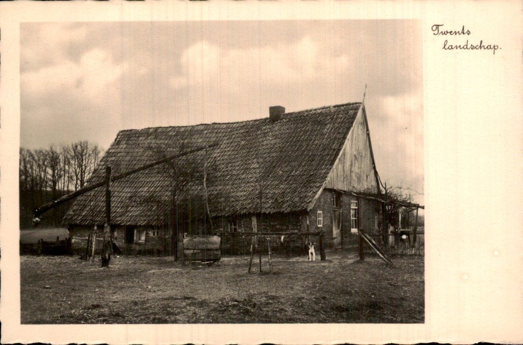 Twents - Boerderij - Landschap, Ophalen of Verzenden, 1920 tot 1940, Ongelopen, Overijssel