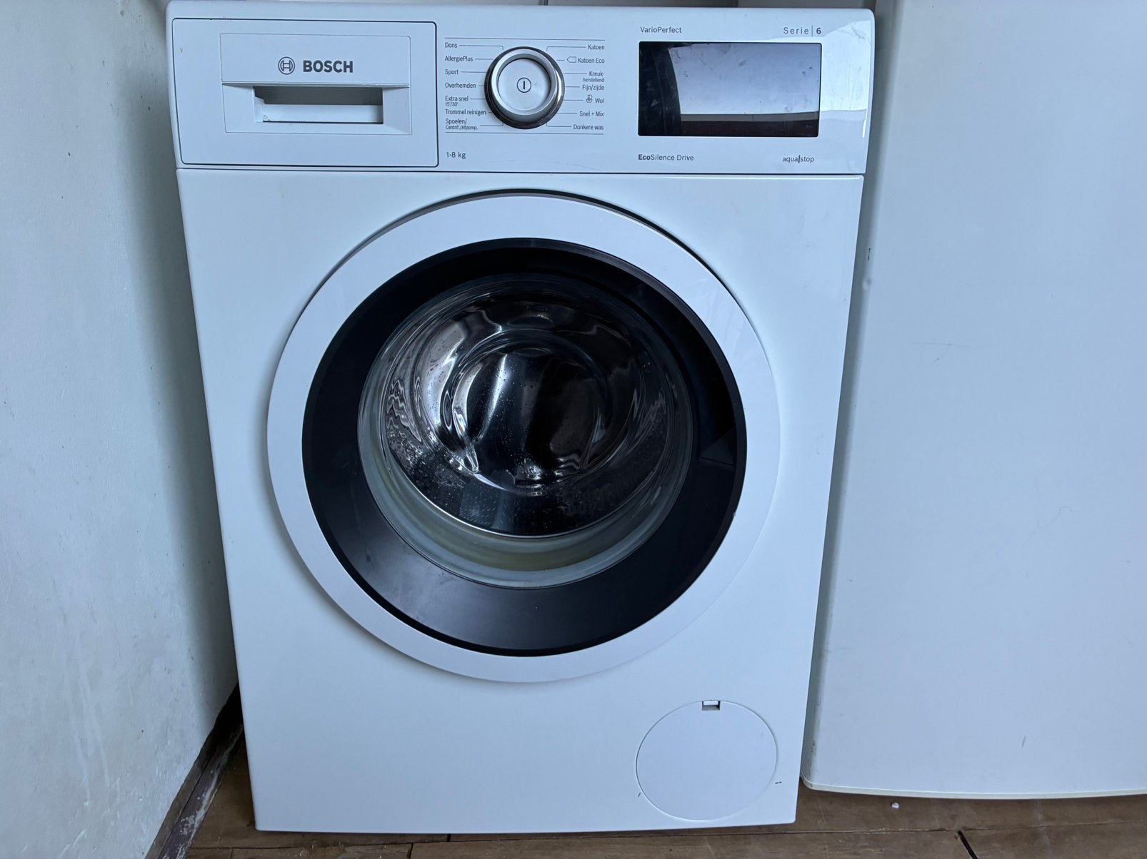 Zo goed als Nieuw Luxe Bosch Serie6 EcoSilence Drive 8Kg, Bosch, 1200 tot 1600 toeren, 8 tot 10 kg, Ophalen of Verzenden