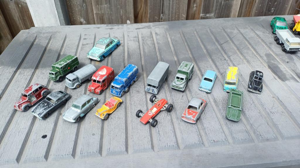 VINTAGE speelgoed auto's., Ophalen of Verzenden, Gebruikt