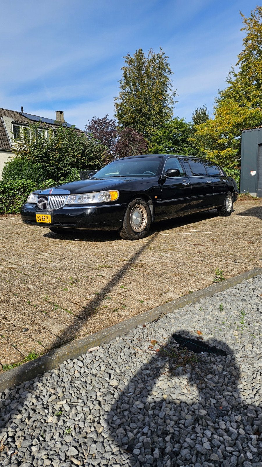 Lincoln town car limousine met DEFECT, 2260 kg, Zwart, Bedrijf, 211 pk